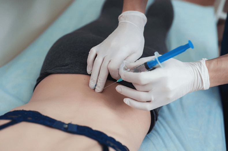 bloqueo en la osteocondrosis lumbar